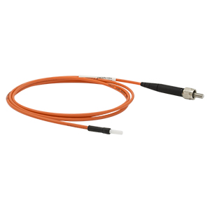 M126L01 - Ø400 µm Core, 0.50 NA, SMA905 to Ø2.5 mm Ferrule Patch Cable, 1 m Long