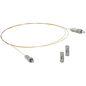 MV42L1 - Ø400 µm, 0.22 NA, UHV, High-Temp. SMA Patch Cable, Low OH, 1 m Long