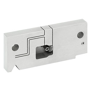 CCLMFA - 固定用V溝マウント、LC/APC、MU/APC、F-3000/APCコネクタ用