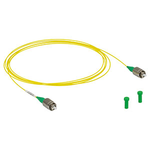 P3-780Y-FC-2 - Single Mode Patch Cable, 780 - 970 nm, FC/APC, Ø900 µm Jacket, 2 m Long