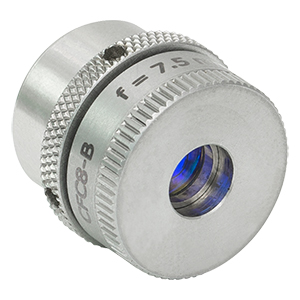 CFC8-B - Adjustable Fiber Collimator, FC/PC, f = 7.5 mm, 650 - 1050 nm AR Coating