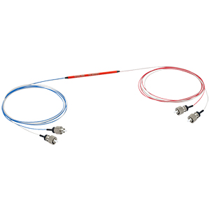 PN1480R5F2 - 2x2 PM Coupler, 1480 ± 15 nm, 50:50 Split, ≥20 dB PER, FC/PC Connectors