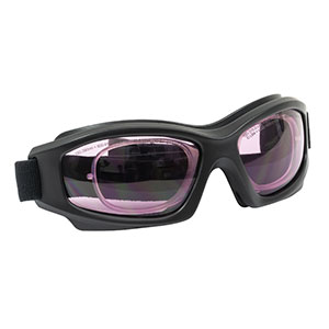 LG5C - レーザ保護メガネ、ピンクレンズ、可視光透過率：61%、ゴーグルタイプ