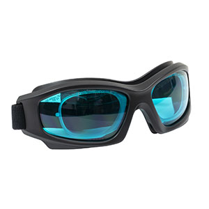 LG7C - レーザ保護メガネ、ティールブルーレンズ、可視光透過率：35%、ゴーグルタイプ