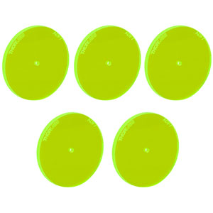 ADF7-P5 - Fluorescent Alignment Disk, Ø1.5 mm Hole, Green, 5 Pack