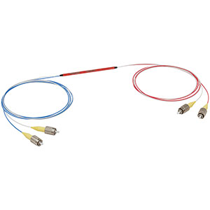 TN808R1F2 - 2x2 Narrowband Fiber Optic Coupler, 808 ± 15 nm, 99:1 Split, FC/PC Connectors