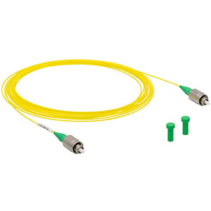 P3-780Y-FC-5 - Single Mode Patch Cable, 780 - 970 nm, FC/APC, Ø900 µm Jacket, 5 m Long