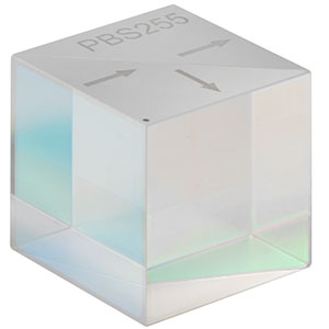 PBS255 - 1in Polarizing Beamsplitter Cube, 700 - 1300 nm