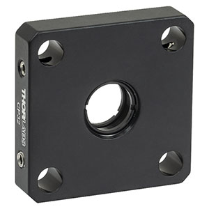 CP32 - SM05ネジ付き30 mmケージプレート、厚さ0.35インチ、固定リング2個付属、#8-32タップ穴(インチ規格) 