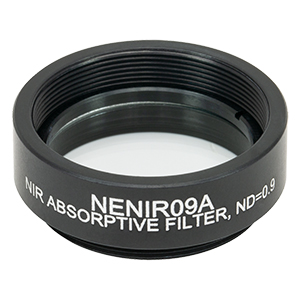 NENIR09A - Ø25 mm NIR Absorptive ND Filter, SM1-Threaded Mount, OD: 0.9