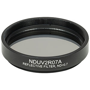 NDUV2R07A - SM2-Threaded Mount, Ø50 mm UVFS Reflective ND Filter, OD: 0.7