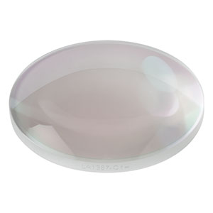 LA1387-C - N-BK7 Plano-Convex Lens, Ø1.5in, f = 100 mm, AR Coating: 1050 - 1700 nm