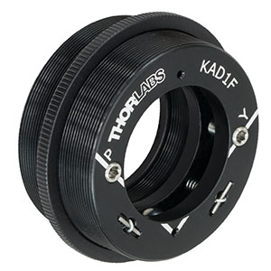 KAD1F - SM1.5キネマティックピッチ・ヨーアダプタ、Ø25 mm～Ø25.4 mm(Ø1インチ)光学素子用