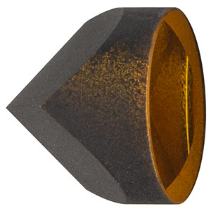 PS977-M01B - Specular Retroreflector, Ø12.7 mm, L = 11.4 mm, Gold Coating: 800 - 2000 nm