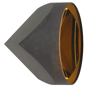 PS975-M01B - Specular Retroreflector, Ø25.4 mm, L = 21.9 mm, Gold Coating: 800 - 2000 nm