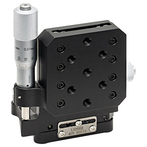 LX20XZ - 小型XZ移動ステージ、移動量25 mm、クロスローラーベアリング、1/4in-20タップ穴(インチ規格)