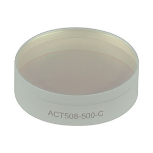 ACT508-500-C - f = 500.0 mm, Ø2in Achromatic Doublet, ARC: 1050 - 1700 nm