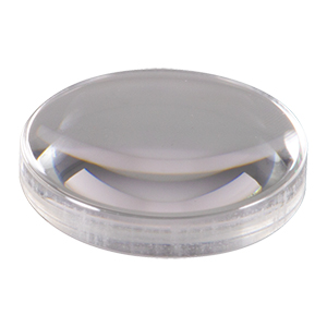 355397 - f= 11.0 mm, NA = 0.30, WD = 9.3 mm, DW = 670 nm, Unmounted Aspheric Lens, Uncoated