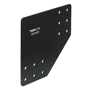 XE75GP - L字型接続用ガセットプレート、XE75 & XE75レール用