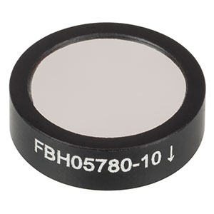 FBH05780-10 - Hard-Coated Bandpass Filter, Ø12.5 mm, CWL = 780 nm, FWHM = 10 nm