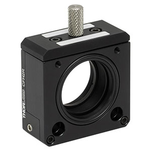 CFH2R - 30 mmケージシステム用フィルターホルダ、Ø1インチ光学素子用、プレート＆ホルダ付属、#8-32タップ穴(インチ規格)