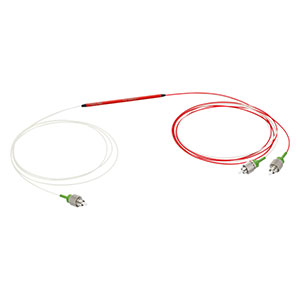PW1064R3A1 - 1x2 PM Coupler, 1064 ± 100 nm, 75:25 Split, &ge;18 dB PER, FC/APC Connectors