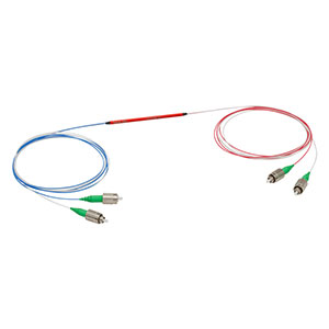 TD1315R1A2 - 2x2 SM Coupler, 1310/1550 nm, 99:1 Split, FC/APC