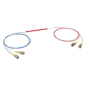 TD1315R3F2 - 2x2 SM Coupler, 1310/1550 nm, 75:25 Split, FC/PC
