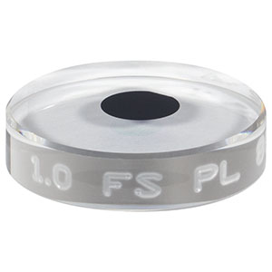 XM16P8 - Ø8 mm Plano Supermirror on Ø1in UVFS Substrate, 300 000 Finesse, 1156 nm