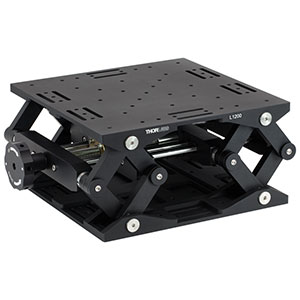 L1200 ラボジャッキ、取付け面寸法12インチ x 12インチ、垂直移動4.00