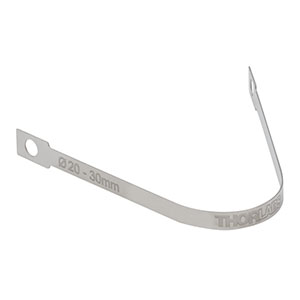 VCPL45 - ステンレススチール製バンド、バンドクランプ式V字型ポストVCP/M用、外径Ø20.0 mm～Ø30.0 mmのコンポーネント用