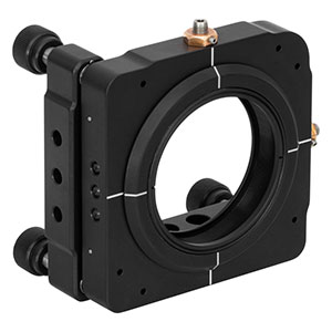 K5X2 - 5軸キネマティックマウント、Ø50 mm～Ø50.8 mm(Ø2インチ)光学素子用