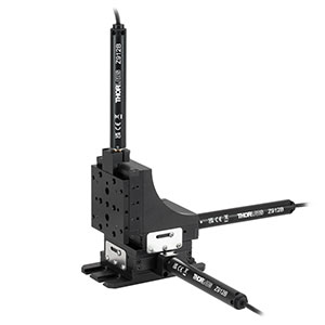MT3-Z9 - 3軸電動移動ステージ、移動量12 mm、1/4in-20タップ穴(インチ規格)