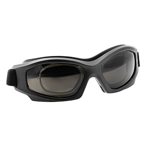 LG22C - レーザ保護メガネ、グレイグリーンレンズ、可視光線透過率：4%、ゴーグルタイプ