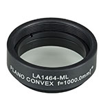 Ø1" Mounted N-BK7 Plano-Convex Lenses (Uncoated)