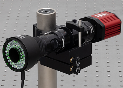 LEDRW40B attached to a Zoom Lens