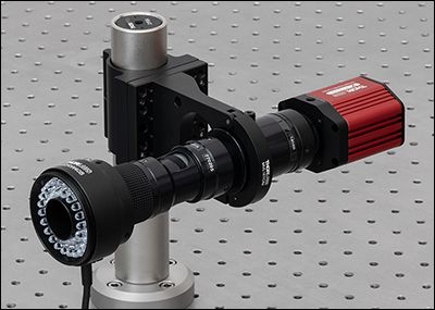 LEDRW40B attached to a Zoom Lens