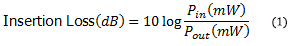 Insertion Loss