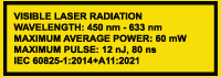 Visible Laser Sticker