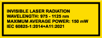 HSB105AP Laser Sticker