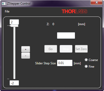 MFC1 Focus Controller Software