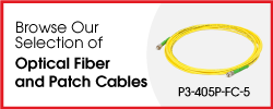 Browse Our Selection of Optical Fiber and Patch Cables