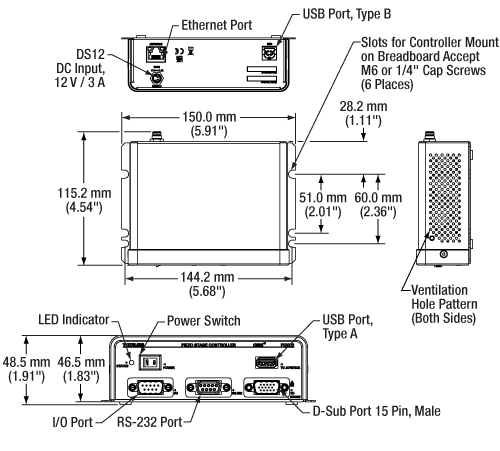 Piezo Inertia Drive Stage