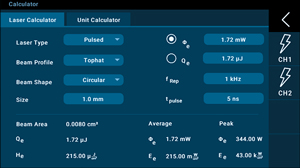 PM5020 Calculator View