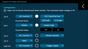 PM5020 Digital I/O Control Panel