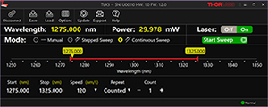 Tunable Laser GUI