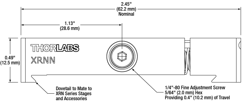 クイック接続型(アリ溝付き)部品用ポジショナークランプ、幅50.7 mmアリ溝付きレール・ステージ用