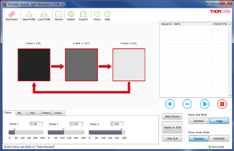 Exulus Software Frame Tab in Triple Mode
