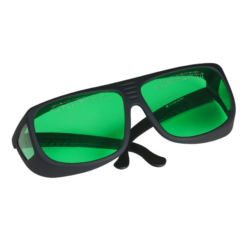 Lg8 レーザ保護メガネ エメラルドグリーン 可視光透過率 35 ユニバーサルタイプ