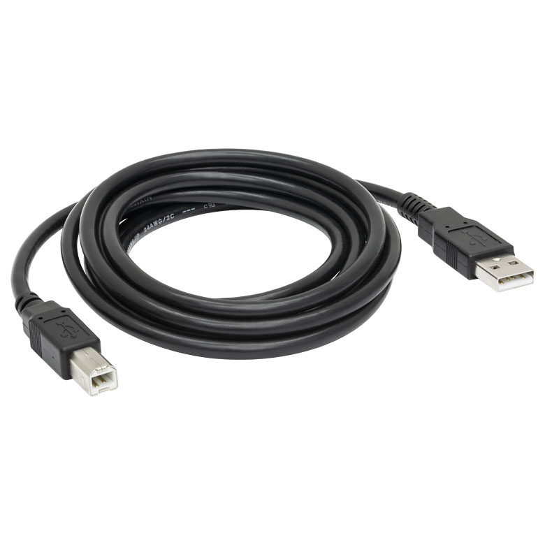 USB-A-79 USB 2.0 Type-A‐Type-Bケーブル、長さ2 m